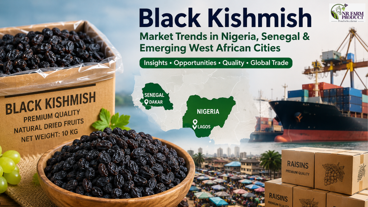 Black Kishmish Market Trends in Nigeria, Senegal & Emerging West African Cities