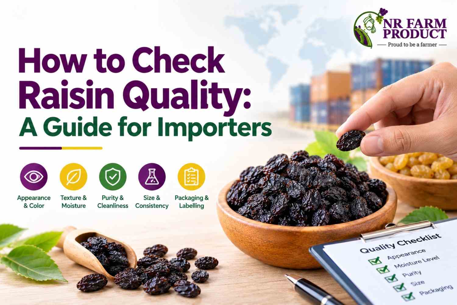 How to Check Raisin Quality: A Guide for Importers