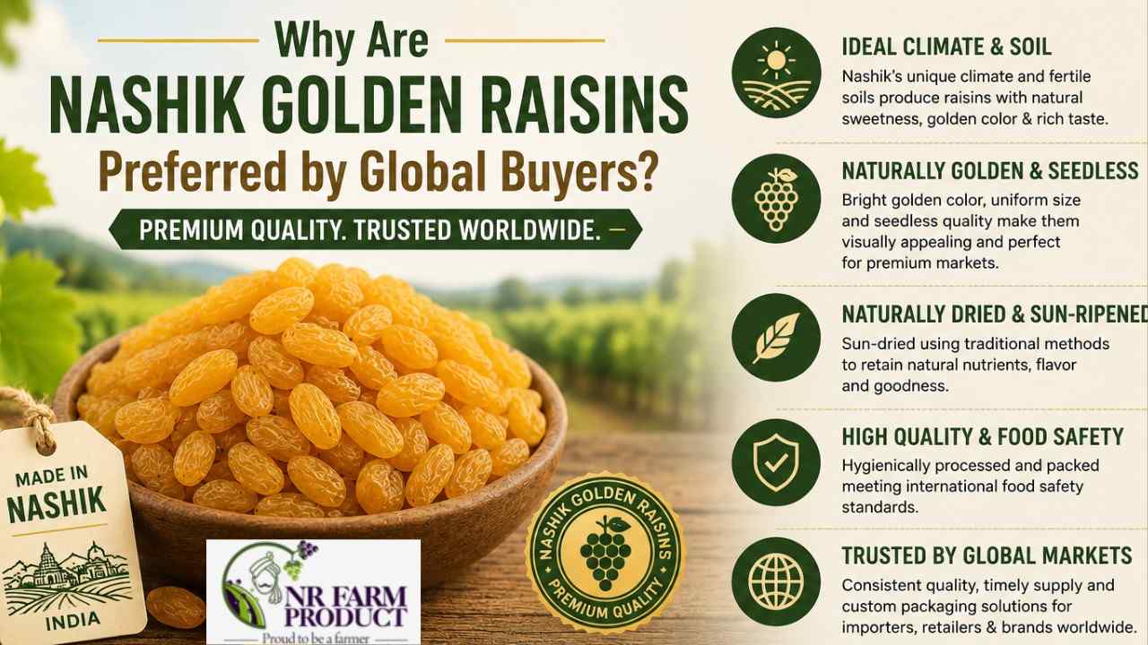 Why Are Nashik Golden Raisins Preferred by Global Buyers?