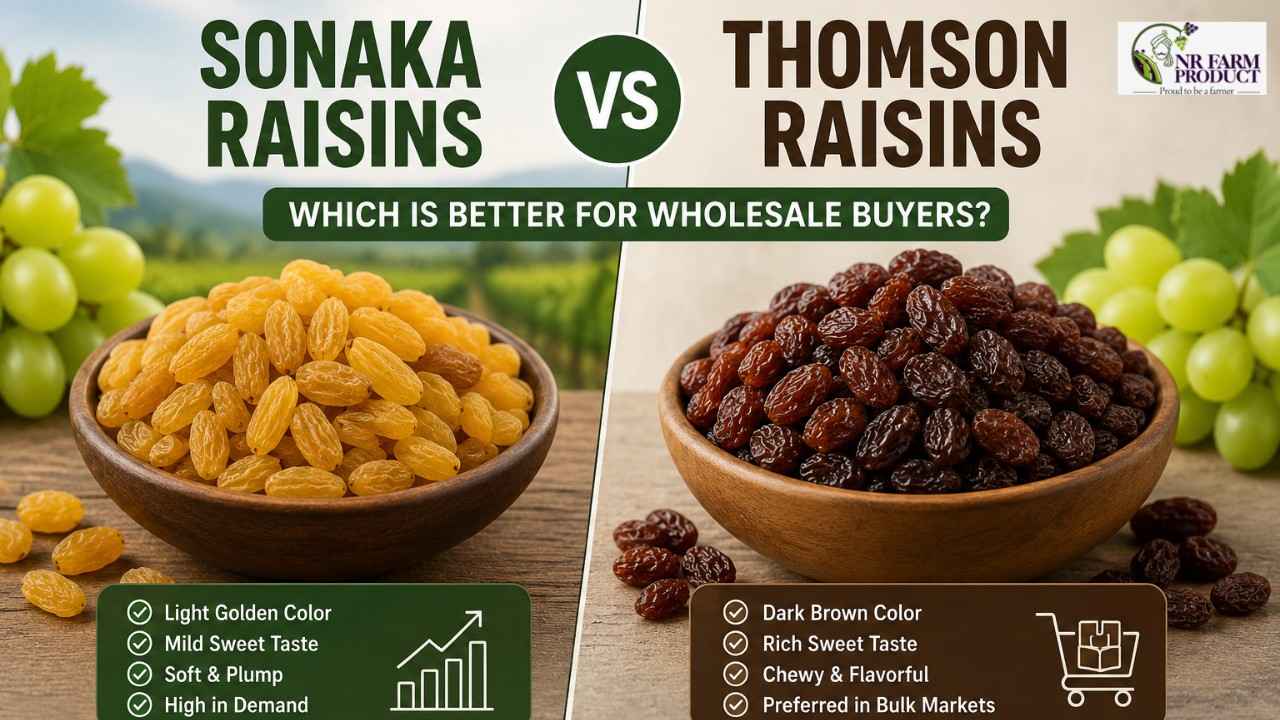 Sonaka Raisins vs Thomson Raisins: Which Is Better for Wholesale Buyers?