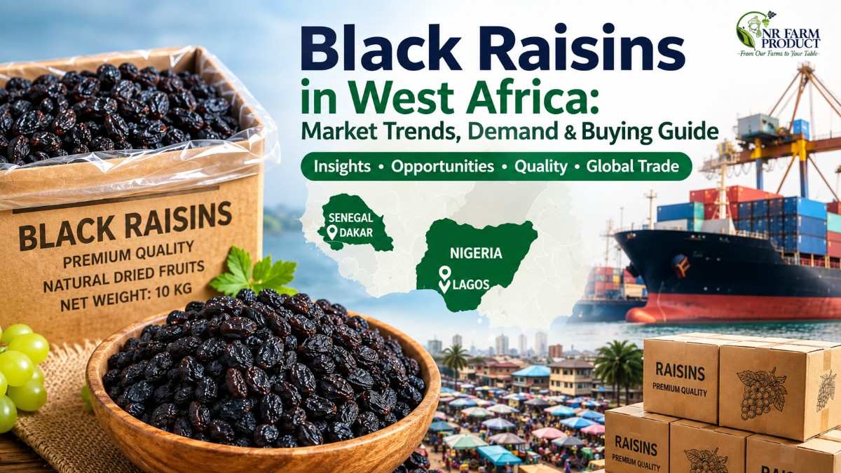 Supplying Black Raisins in West Africa: Market Trends & Buying Guide
