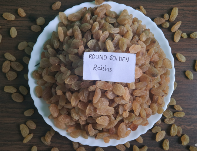 Round Golden Raisin